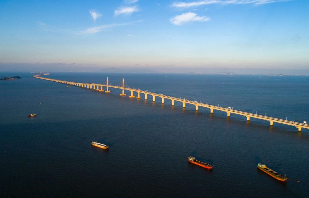 PHOTO: The new Hong Kong-Zhuhai-Macau Bridge, May 19, 2018 in Zhuhai, Guangdong Province, China.