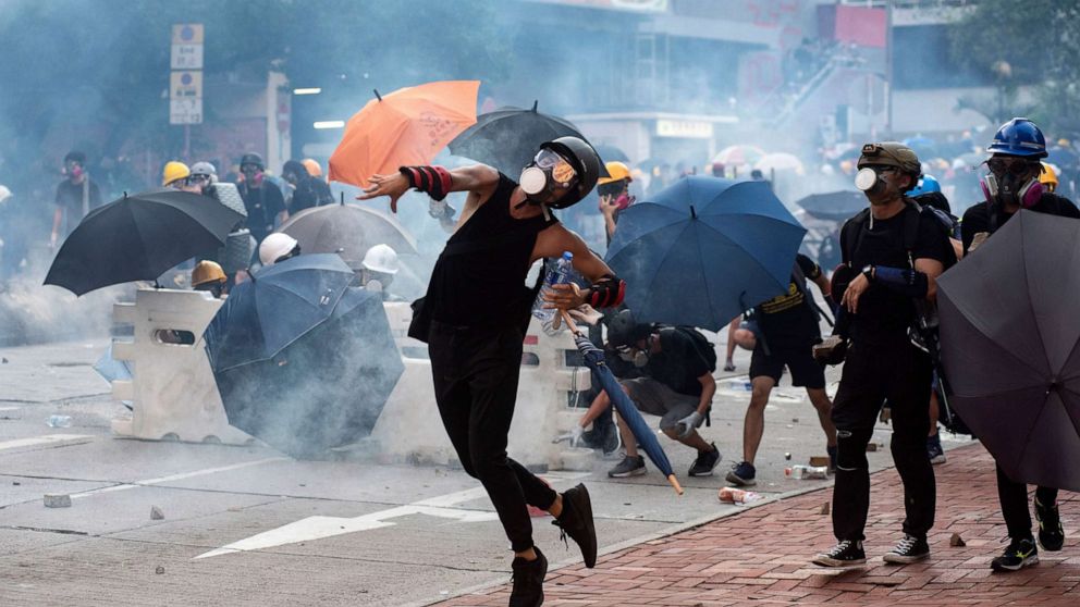 Hong Kong crippled by strike, protests - ABC News