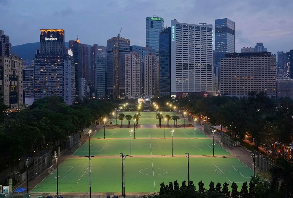 PHOTO: Hong Kong Victoria Park is seen June 4, 2021.