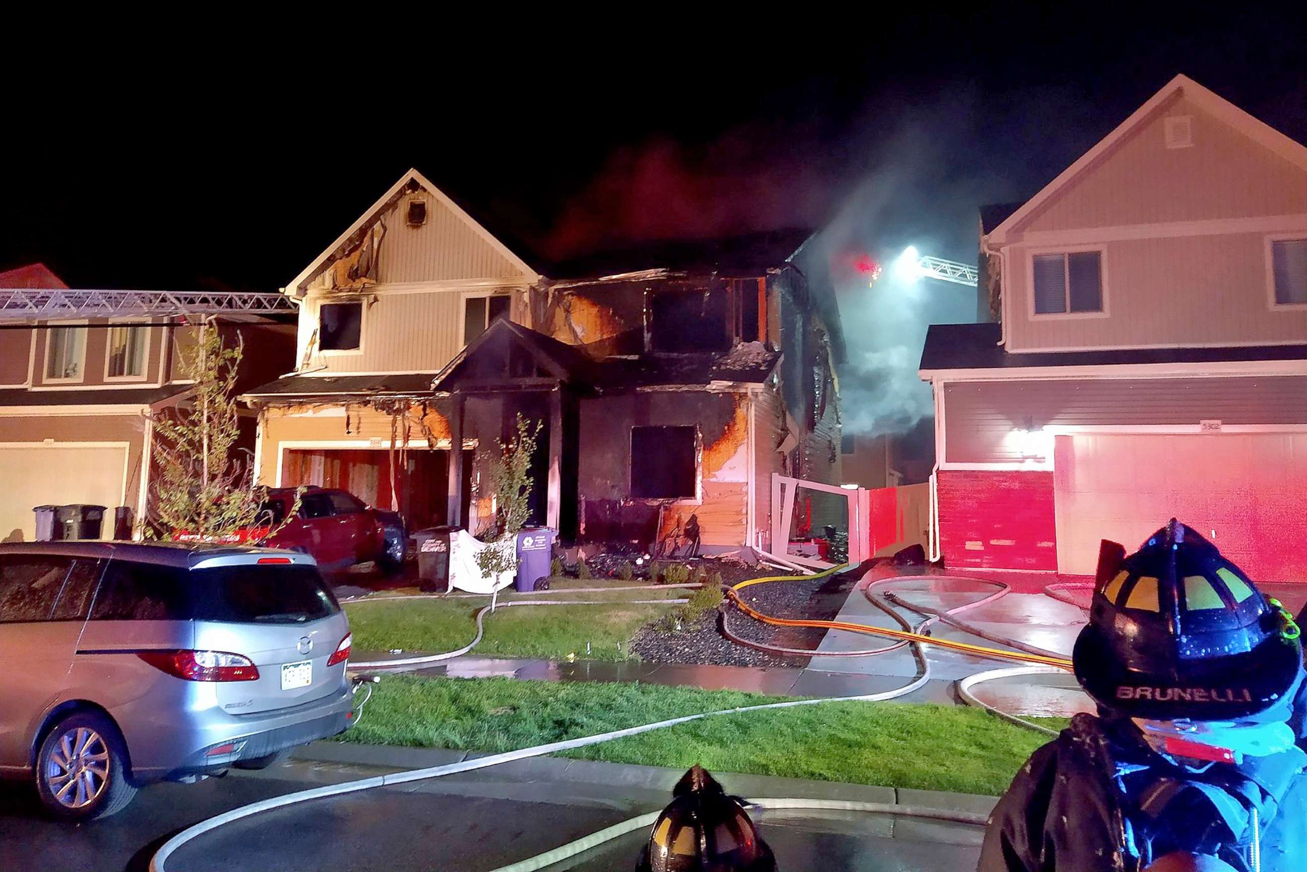 PHOTO: Multiple people were found dead in a house fire that authorities suspect was intentionally set, early Aug. 5, 2020.