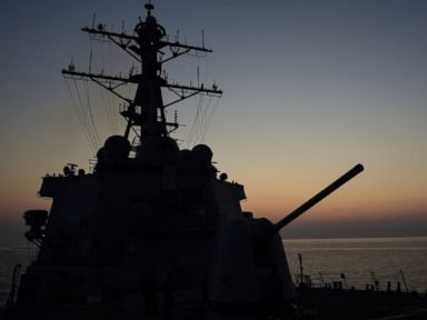 PHOTO: USS Ross (DDG 71) an Arleigh Burke-class guided-missile destroyer at sea in 2016.
