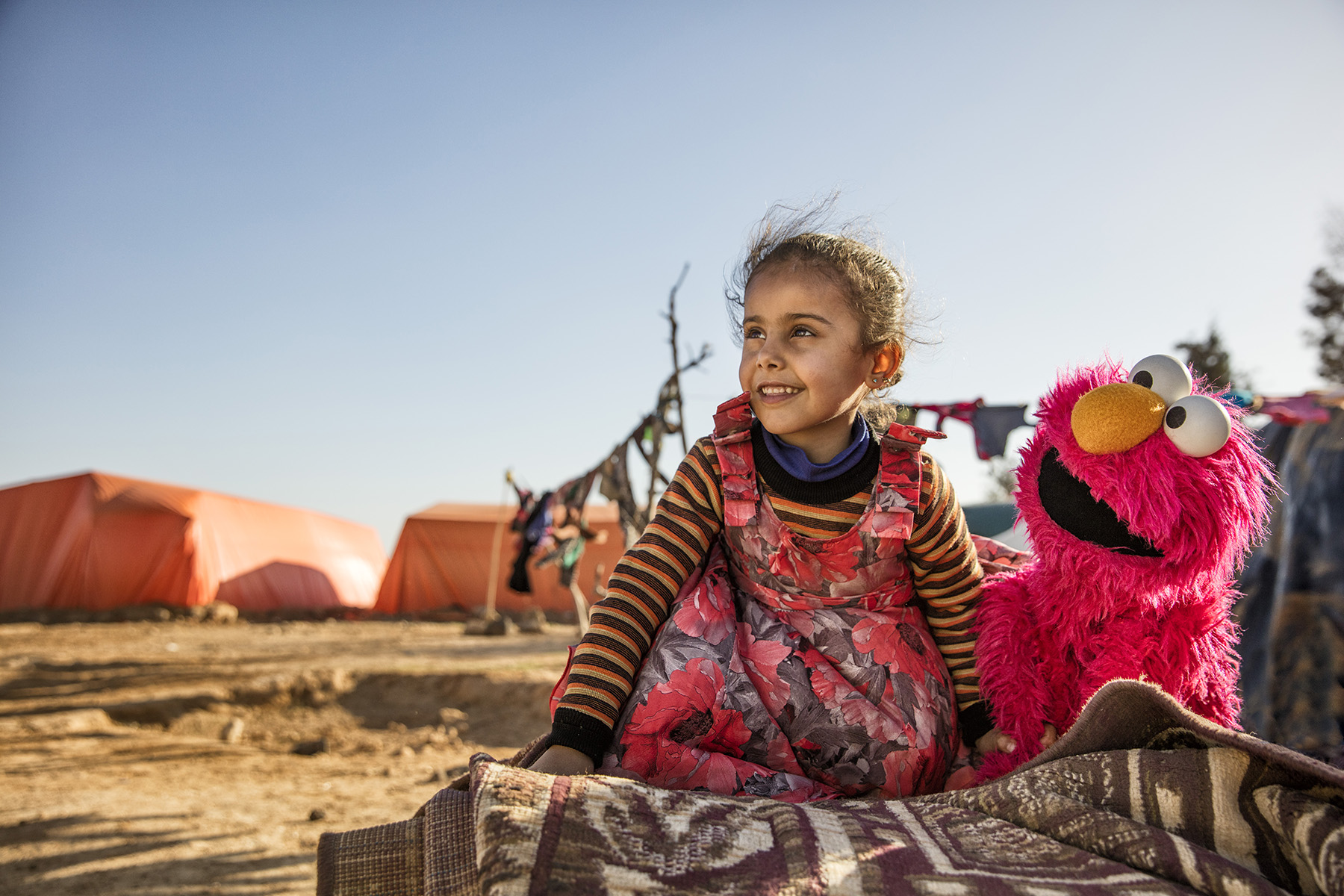 Sesame Workshop is working with the International Rescue Committee (IRC) to bring hope in the form of education to refugee children. 
