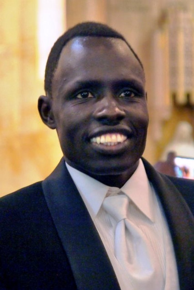 PHOTO: Moses Ajou resettled from the Kakuma refugee camp in Kenya in 2001 to Chelsea, Massachusetts. 