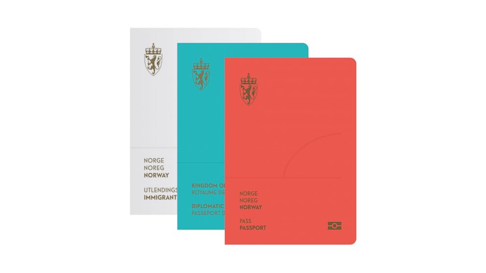 The Neue design studio in Norway recently won a contest to re-design the Norwegian passport. 