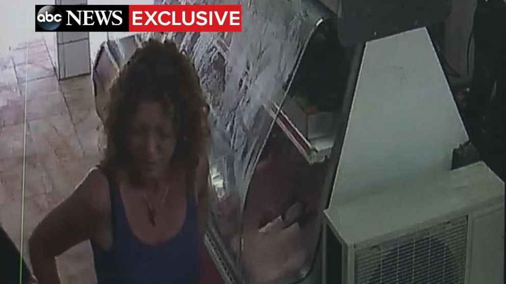 PHOTO: Ethan's mother Tonya Couch was pictured at the butcher in Puerto Vallarta, Mexico on two consecutive days before they were arrested. 