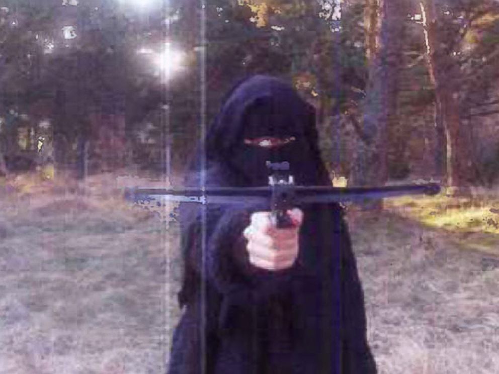 PHOTO: In this 2010 file photo, Hayat Boumeddiene trains with an arrow gun in the Grenoble area of France, who is wanted in connection with the shooting of a French policewoman and for being involved in the hostage situation.