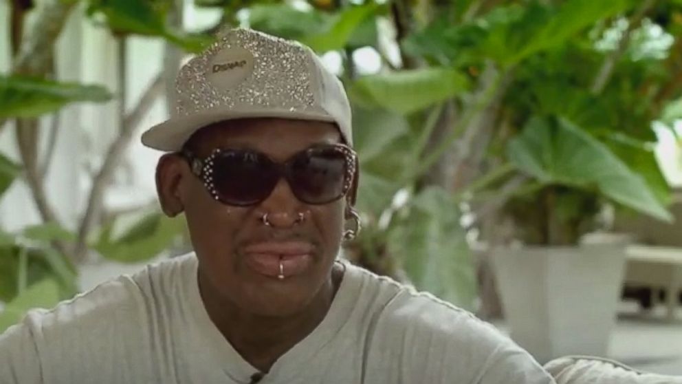 Dennis Rodman appears in an interview posted by Deadline Hollywood to YouTube on Jan. 20, 2015. 