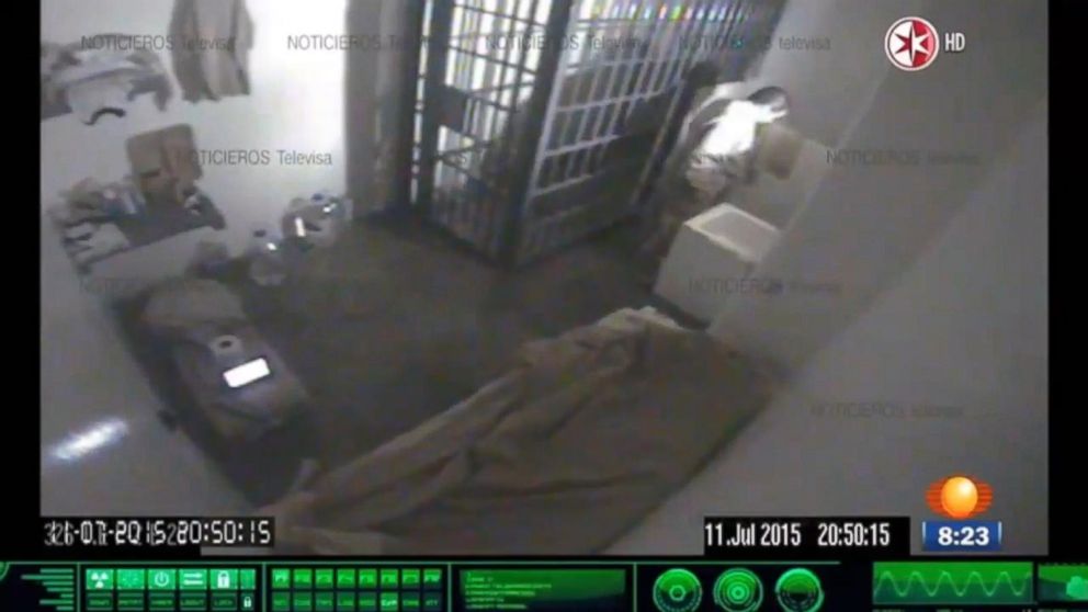 PHOTO: Surveillance footage of Joaquin "El Chapo" Guzman's cell.