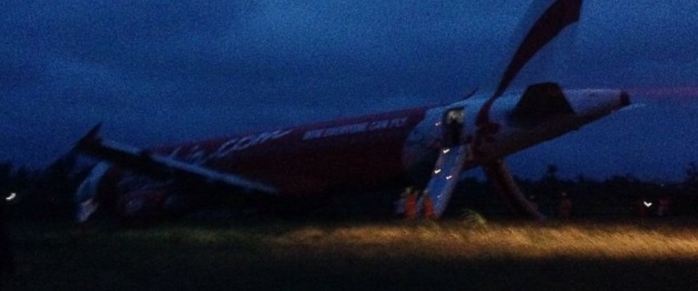 AirAsia Zest Plane Overshoots Airport Runway In The Philippines - ABC News