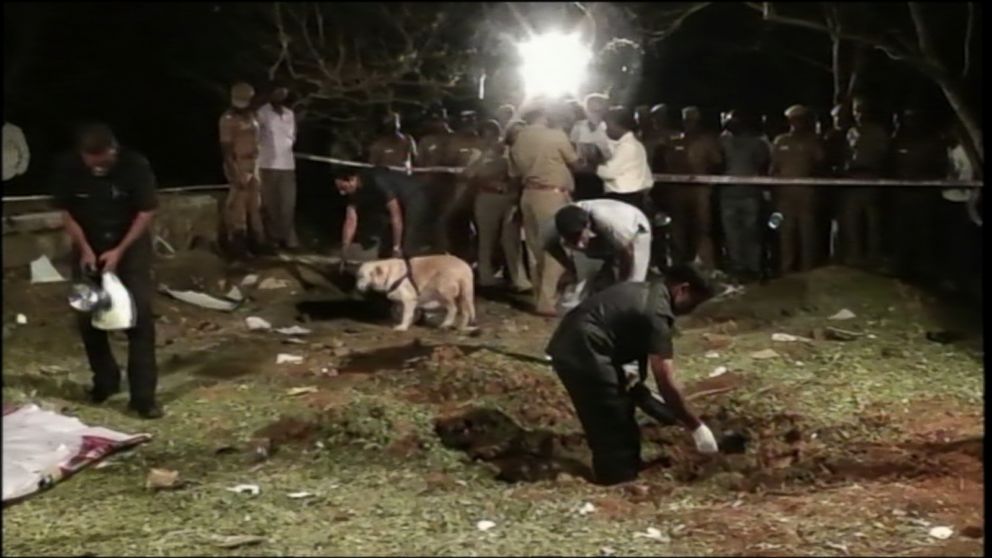 PHOTO: Officials in India are investigating an explosion that was reportedly caused by a meteorite in the district of Vellore on Feb. 6, 2016.