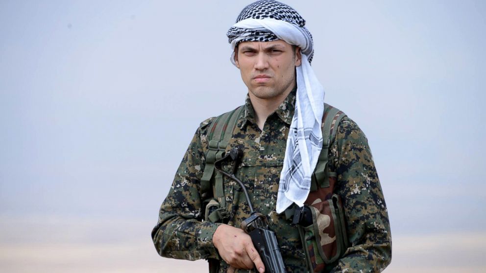 American Jordan Matson, seen here in his Facebook profile picture, says he's fighting with Kurdish forces against ISIS.