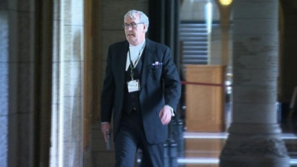 PHOTO: House of Commons sergeant-at-arms Kevin Vickers is seen in this Oct. 22, 2014 photo after an attacker entered parliament buildings in Ottawa, Canada. 