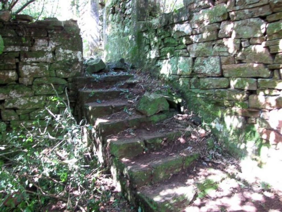 PHOTO: A team of archaeologists and researchers say they have discovered what they believe is a Nazi hideout in an Argentinian jungle that never ended up being used, pictured here in this undated photo. 