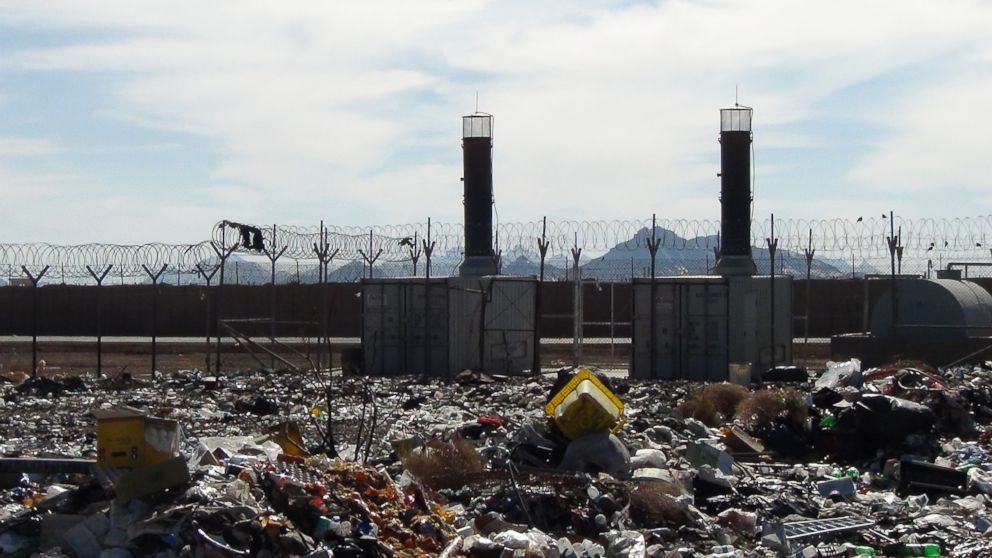 PHOTO: An unused waste incinerator in Shindand in Herat, Afghanistan.