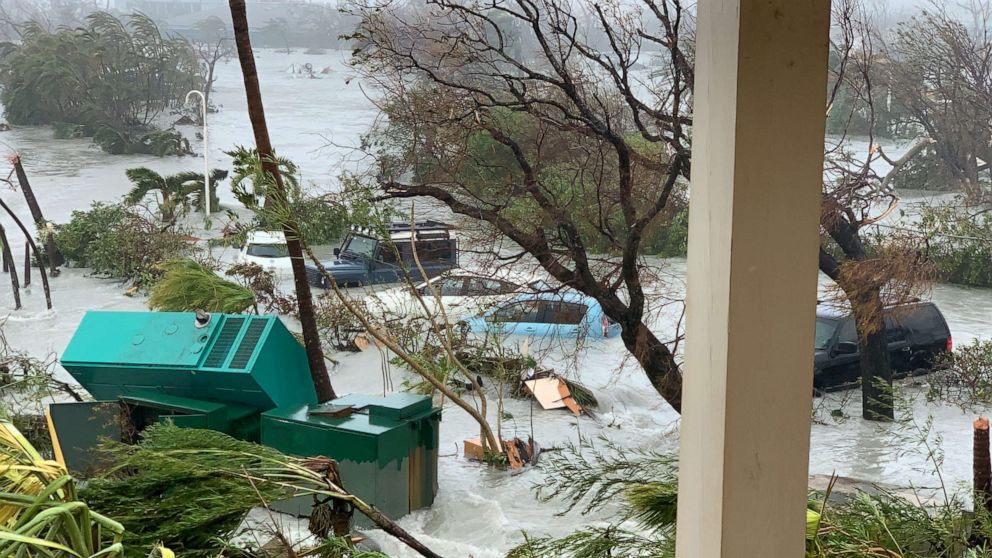 PHOTO: Damage from Hurricane Dorian is seen in Marsh Harbour, Sept. 1, 2019, in the Bahamas.