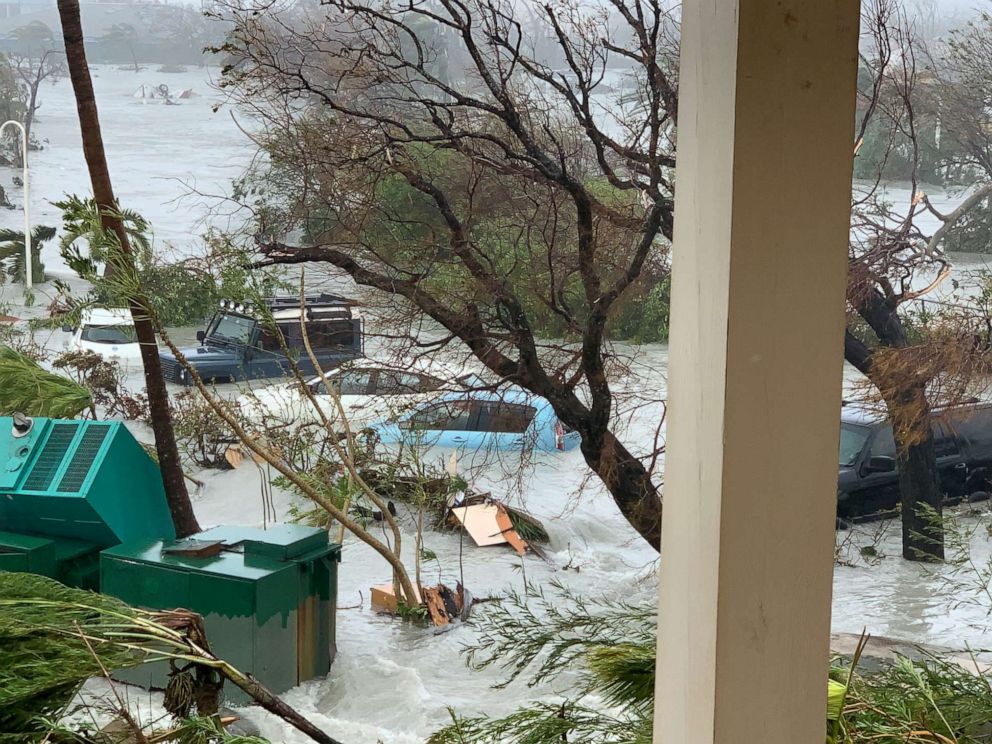 PHOTO: Damage from Hurricane Dorian is seen in Marsh Harbour, Sept. 1, 2019, in the Bahamas.