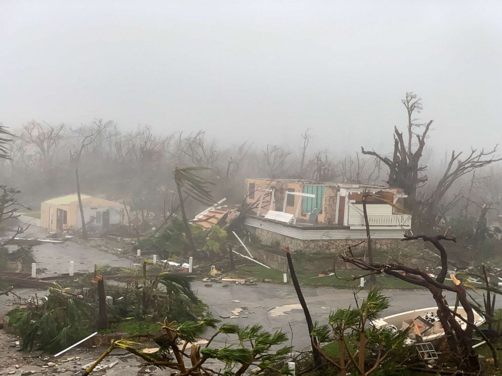 PHOTO: Damage from Hurricane Dorian is seen in Marsh Harbour, Sept. 1, 2019, in the Bahamas.