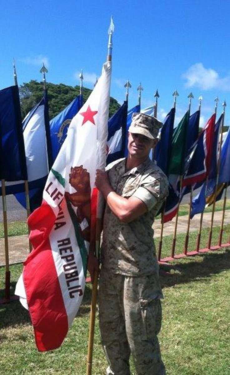 PHOTO: Undated photo of Ian David Long, the suspect the mass shooting at a bar in Thousand Oaks, California, during his time in the U.S. Marine Corps is seen on the Facebook page of his mother, Colleen Long.