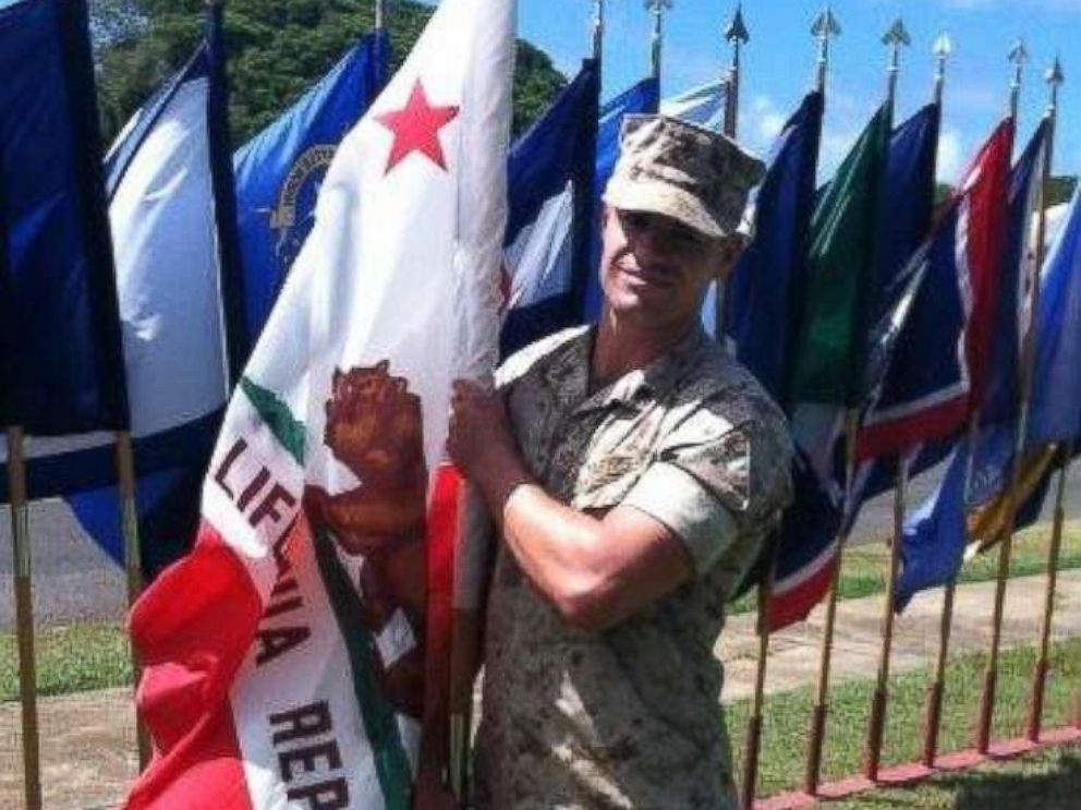 PHOTO: Undated photo of Ian David Long, the suspect the mass shooting at a bar in Thousand Oaks, California, during his time in the U.S. Marine Corps is seen on the Facebook page of his mother, Colleen Long.