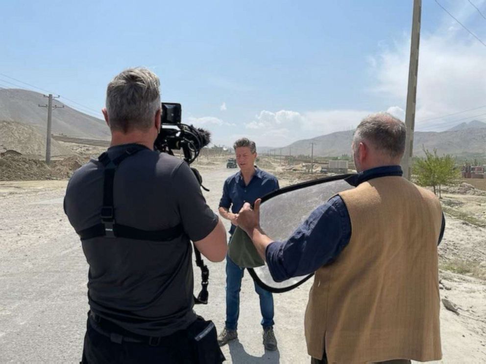 PHOTO: ABC News' Ian Pannell reports from the road to Taliban territory in Afghanistan, May 2021.