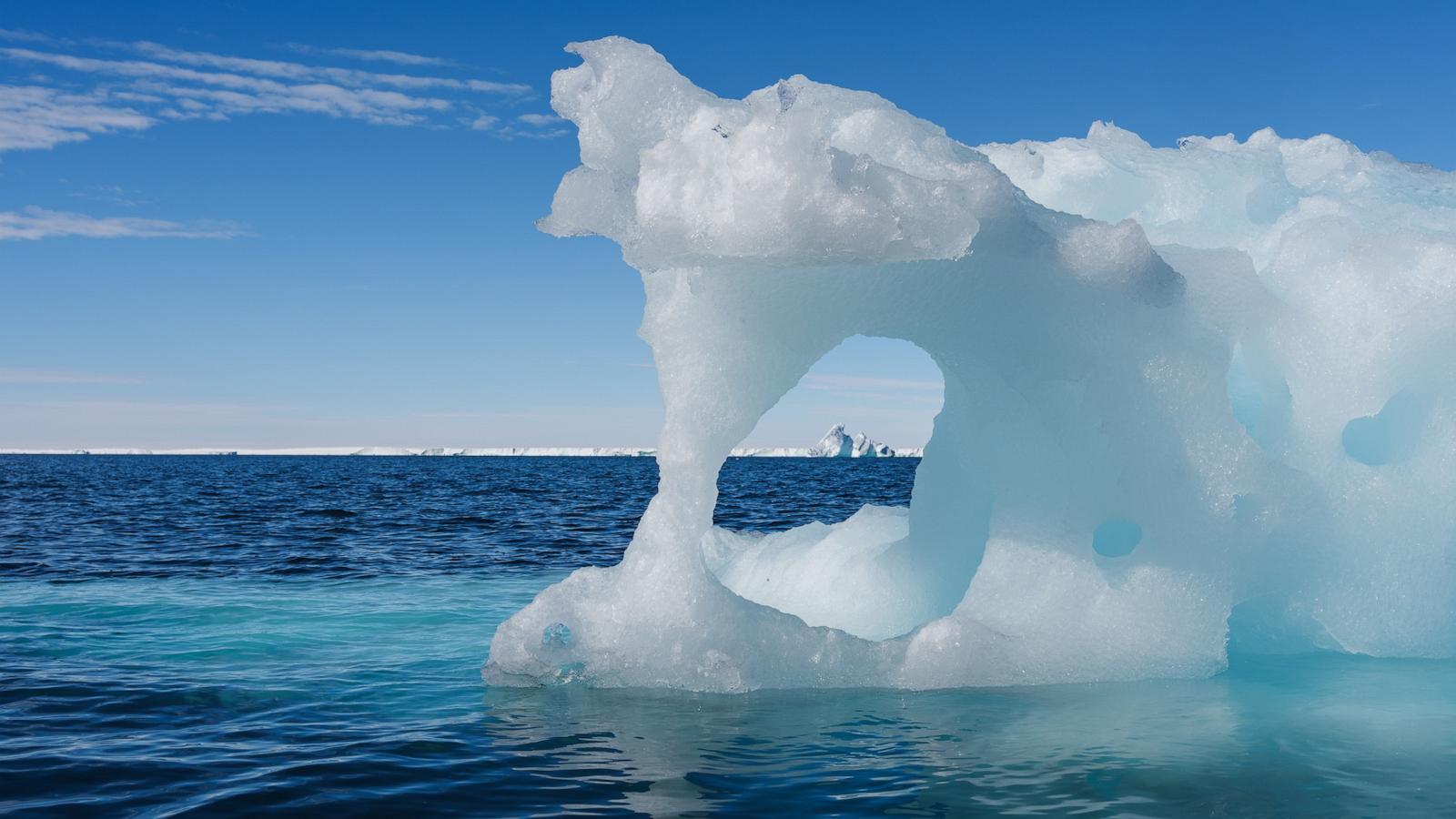 90s　ICEBERG　アイスバーグ　カシミヤ混　刺繍　スタジャン　48サイズ Antarctic iceberg the size of Chicago breaks off, reveals thriving