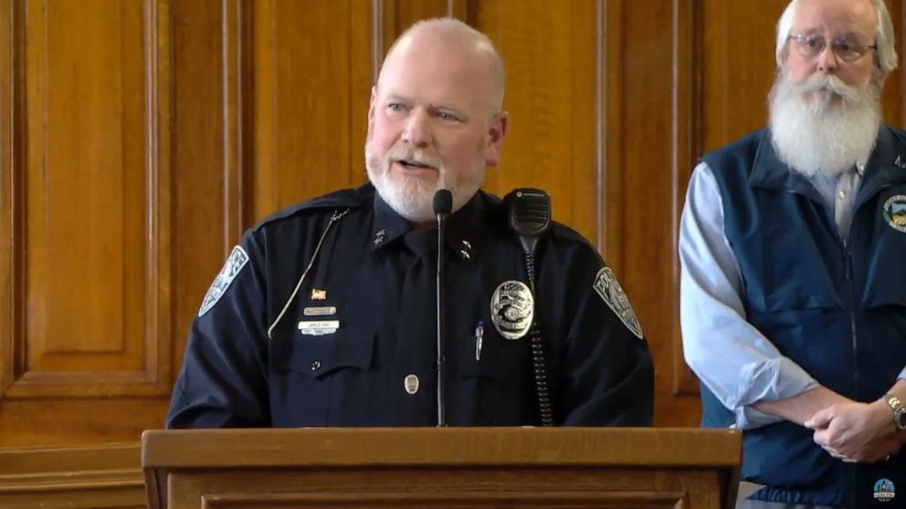 PHOTO: Moscow Police Chief James Fry speaks at a press conference on Dec. 30, 2022, in Moscow, Idaho.