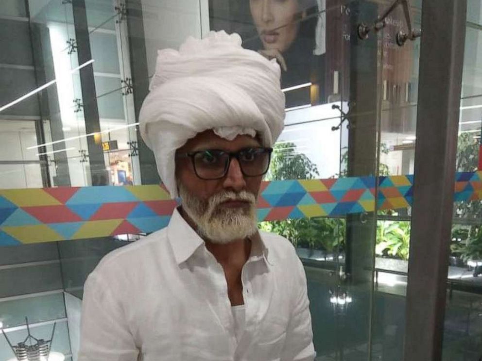 PHOTO: In this photo posted to the CISF twitter account, Jayesh Patel is shown in disguise.