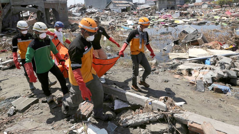 Death toll from powerful earthquake and tsunami on Indonesian island tops 1,400 - ABC News