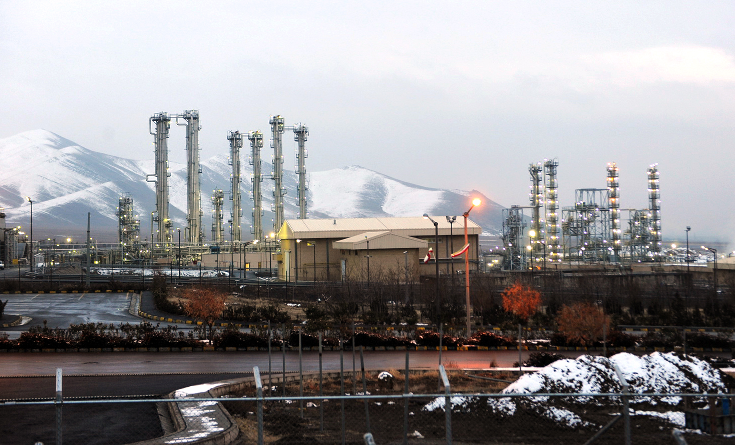 PHOTO: A general view of the water facility at Arak south-west of the Iranian capital Tehran, Jan. 15, 2011.