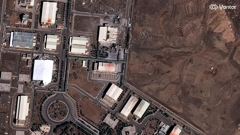 PHOTO: A satellite image shows a closer view of the Natanz Nuclear Facility with new building damage, amid the U.S.-Israeli conflict with Iran, near Natanz, Iran, March 2, 2026.