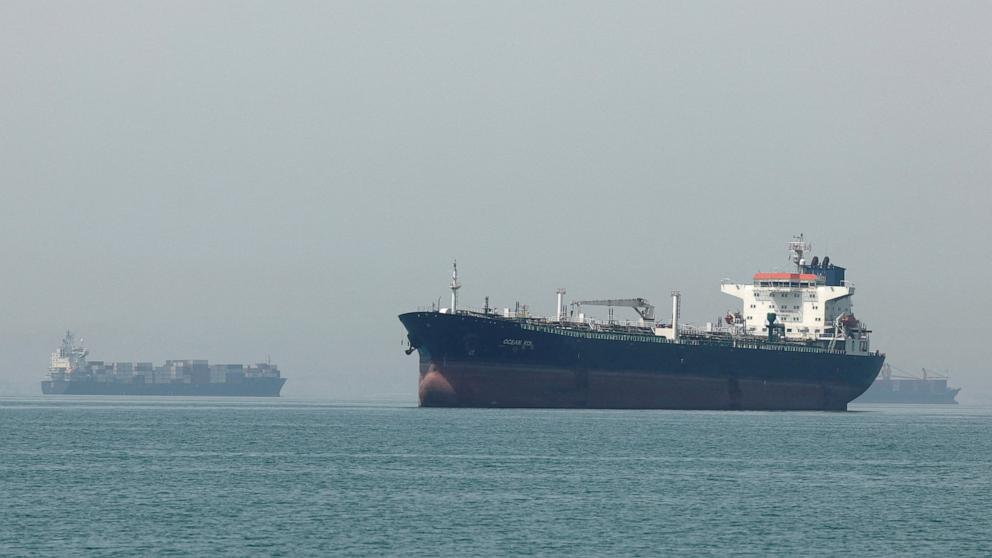 PHOTO: Vessels in the Strait of Hormuz, Iran, May 22, 2026.