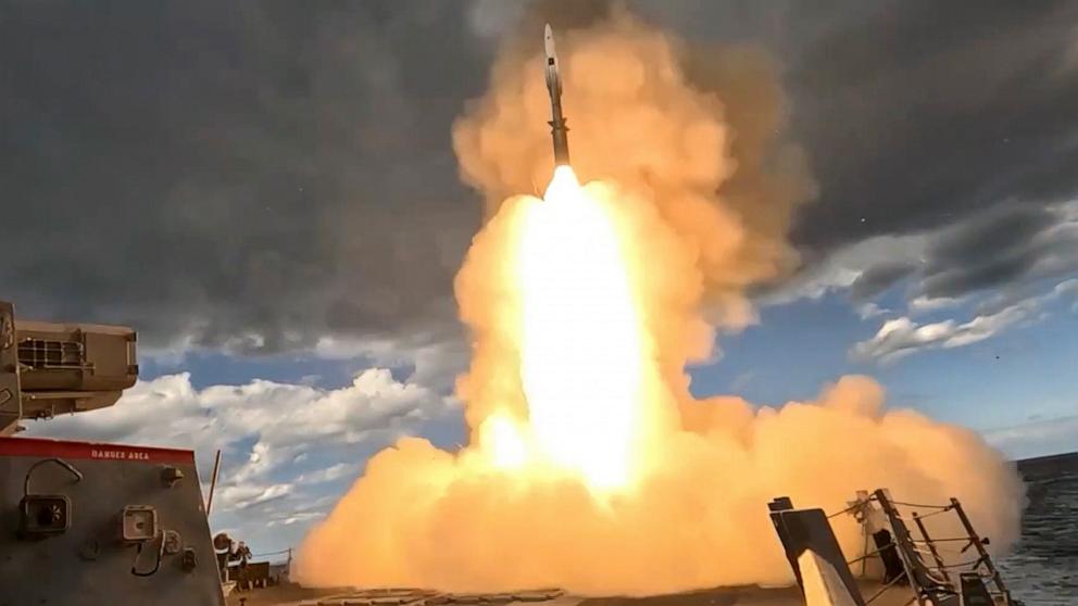 PHOTO: Arleigh Burke-class guided missile destroyer USS Bulkeley fires Tomahawk Land Attack Missiles in support of Operation Epic Fury, March 4, 2026.
