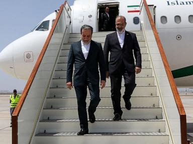 Iran's top diplomat arrives for indirect nuclear talks with US in Oman