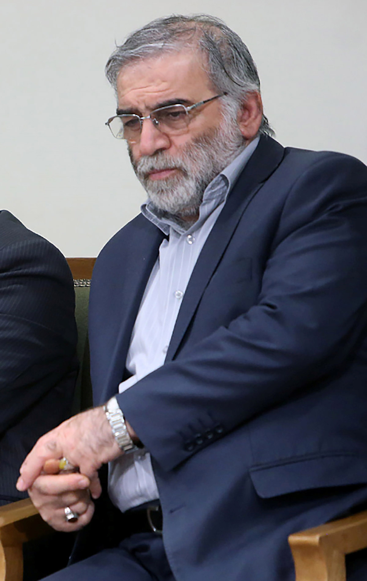 PHOTO: Prominent Iranian scientist Mohsen Fakhrizadeh is seen in Iran, in this undated photo.