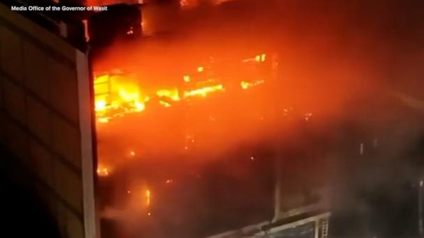 60 dead after mall fire in Iraq