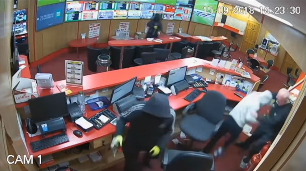 PHOTO: An 83-year-old man helped fight off robbers at a betting shop in Glanmire, Ireland, on Sep. 15, 2018.