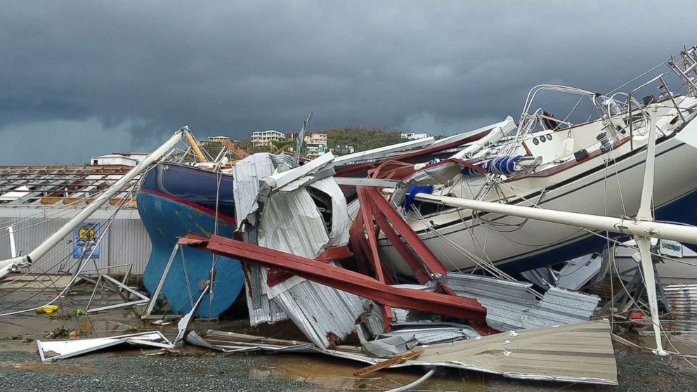 PHOTO: Damage from Hurricane Irma in St. Thomas, U.S. Virgin Islands, Sept. 7, 2017. 