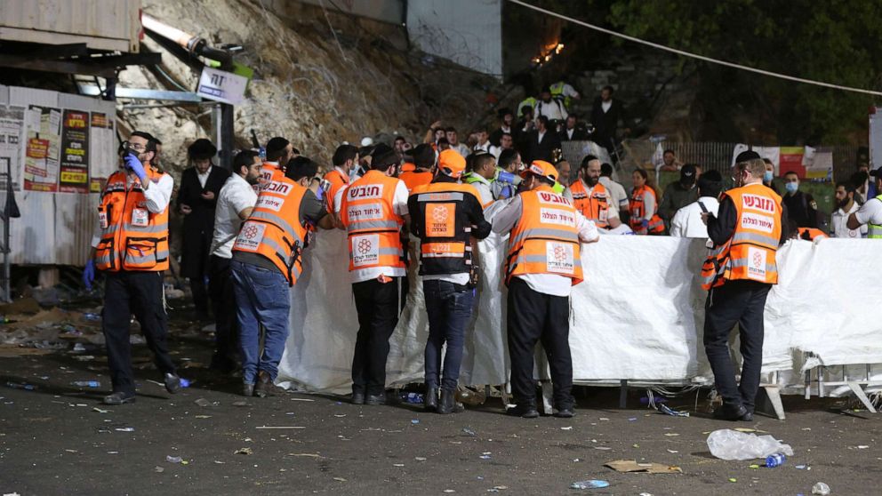 Dozens killed in stampede at Israeli holy site