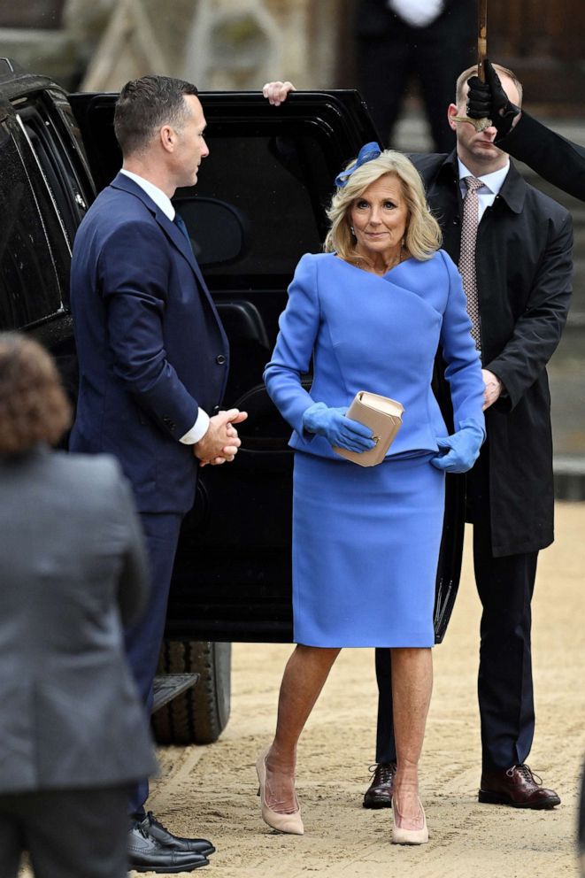 PHOTO: First Lady Jill Biden attends the Coronation of King Charles III and Queen Camilla on May 06, 2023 in London.