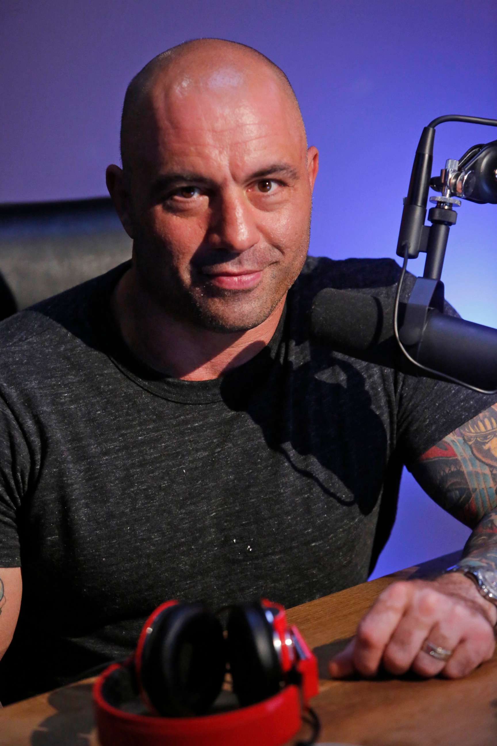 PHOTO: Joe Rogan poses for a portait on the set of "Joe Rogan Questions Everything".