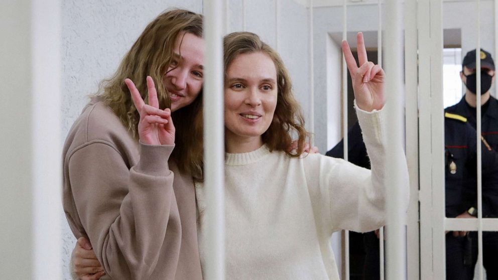 Belarus Jails 2 Journalists For 2 Years For Filming Protests Amid Ongoing Crackdown Abc News