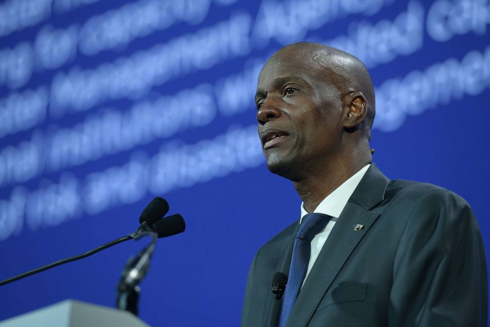 PHOTO: President of the Republic of Haiti H.E. Jovenel Moise speaks onstage during the 2018 Concordia Annual Summit at Grand Hyatt Hotel in New York City on Sept. 25, 2018 in New York City.