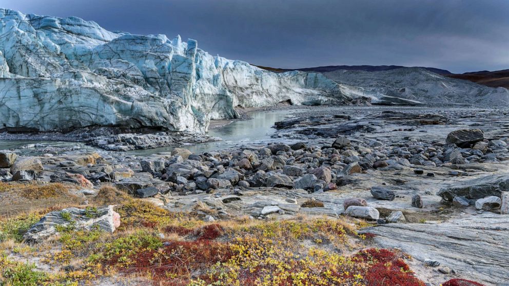 PHOTO: Terminus of the Russell Glacier close to the Greenland Ice Sheet near Kangerlussuaq.