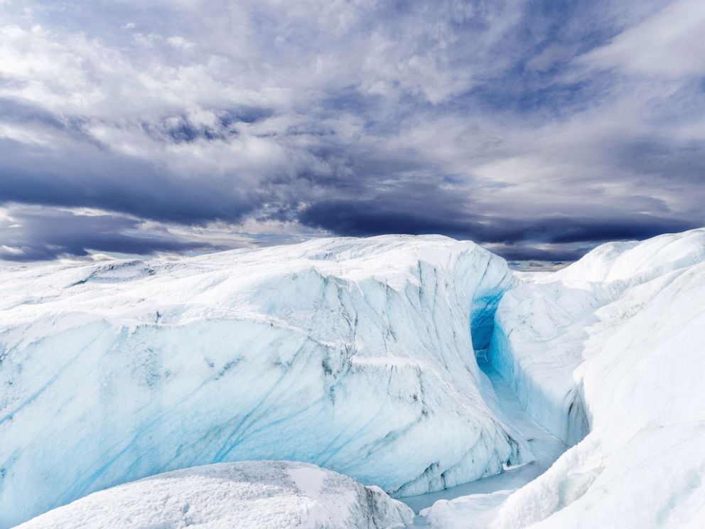 PHOTO: Landscape on the Greenland Ice Sheet near Kangerlussuaq, Greenland.