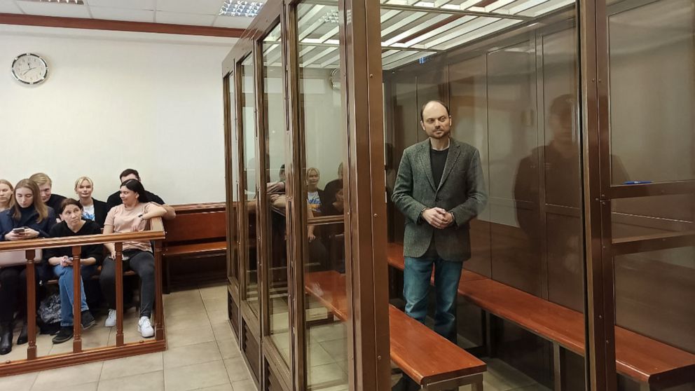 Vladimir Kara-Murza, Putin’s top critic, who survived two poisonings, was jailed for 25 years