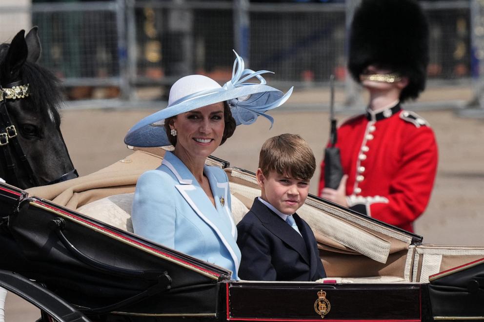 PHOTO: BRITAIN-ROYALS-TROOPING
