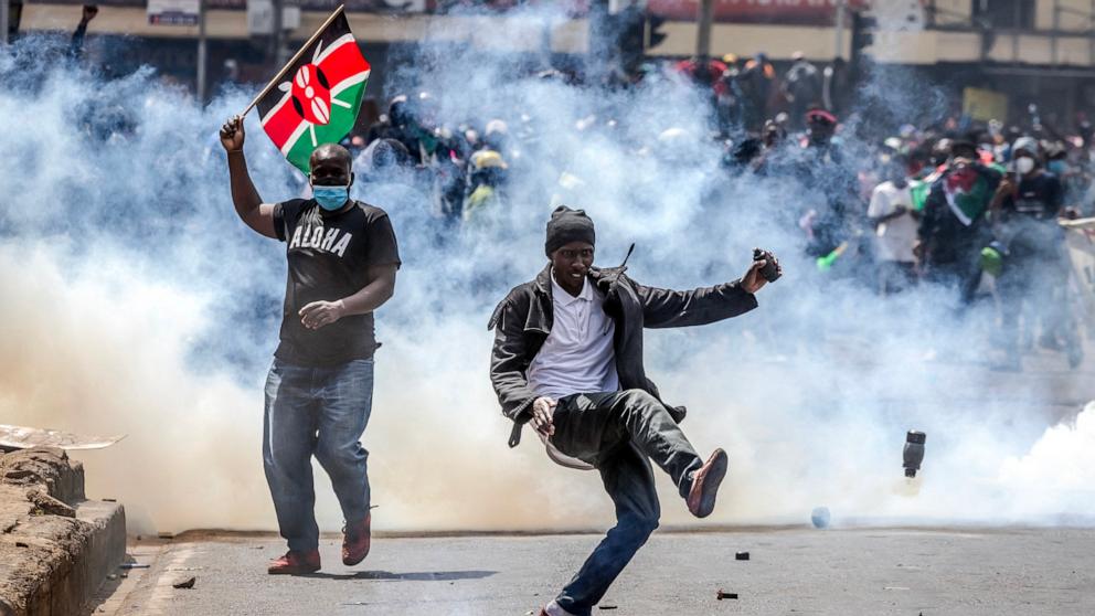 Several deaths reported in clashes between police and tax opponents in Kenya