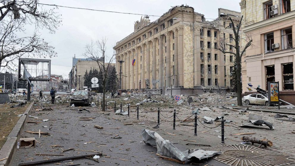 Ukrainian maternity hospital treating wounded soldiers as Russia conflict escalates