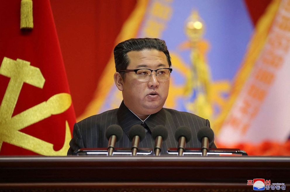 PHOTO: This undated photo shows North Korean leader Kim Jong Un attending the Eighth Conference of Military Educationists of the Korean People's Army at the April 25 House of Culture in Pyongyang.