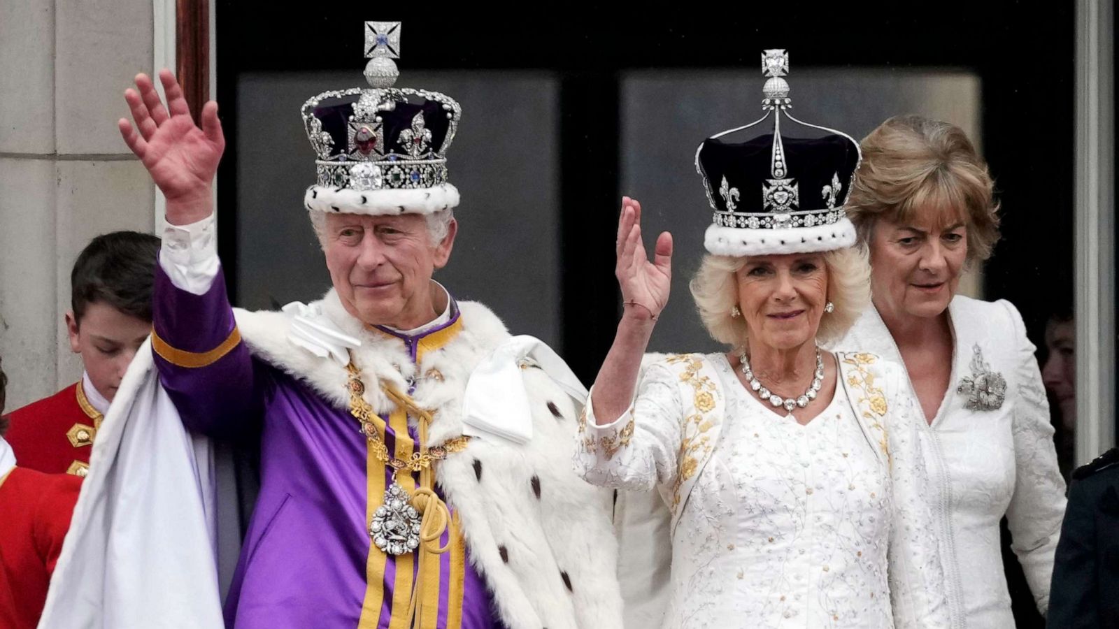 Who's who in the new Coronation portrait? King Charles and Queen Camilla  are pictured with Pages of Honour and Ladies in Attendance